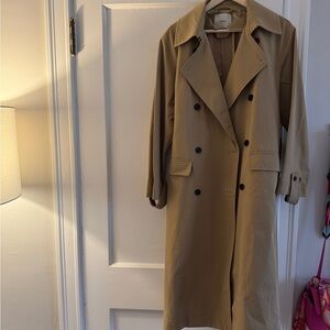 Wilfred by Artizia Trench Coat Size Small